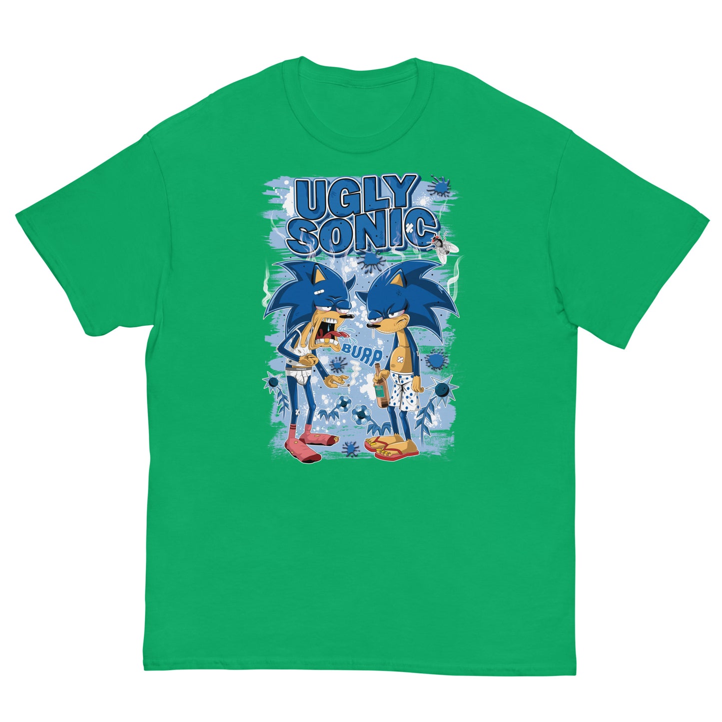 Sonic el feo - Camiseta de algodón ultra | UnrealGeeks