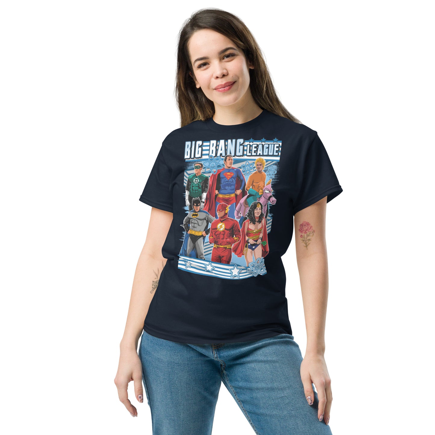 The Big Bang League of Justice - Ultra Cotton T-shirt | UnrealGeeks