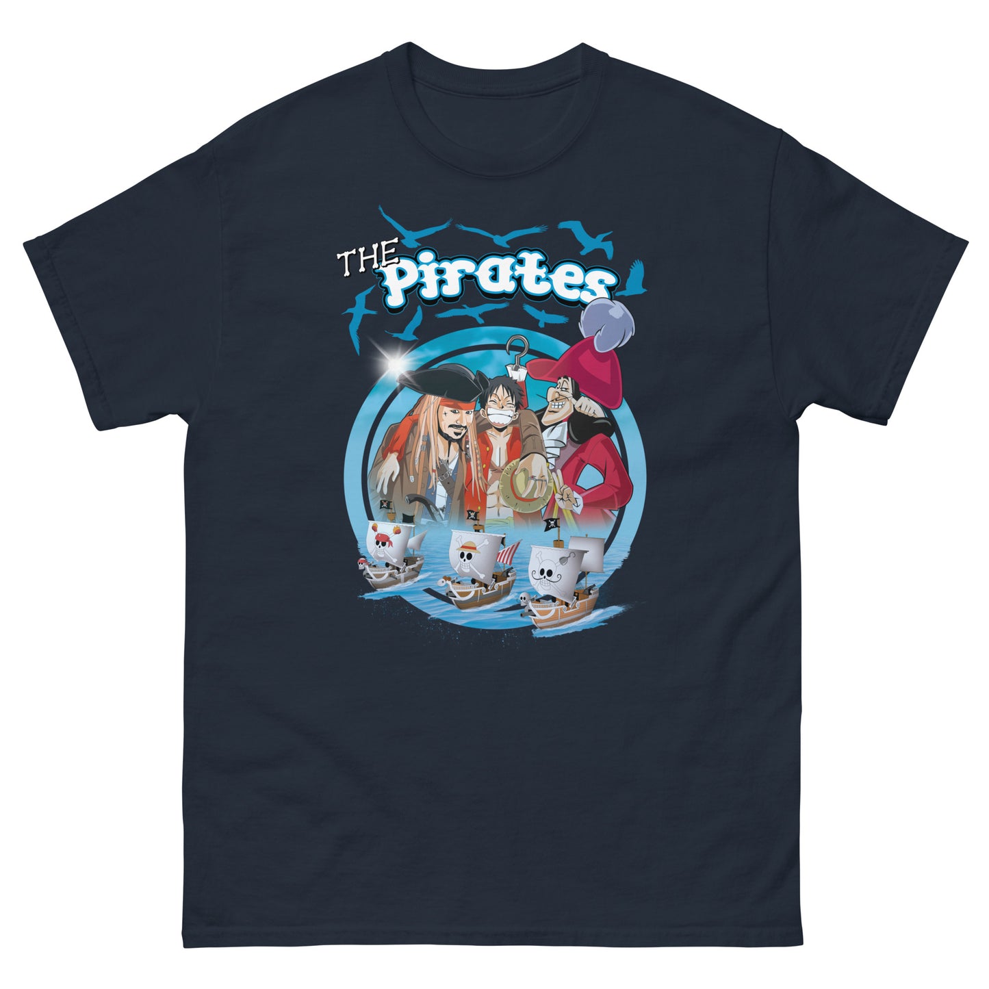 Luffy and the Pirates - Ultra Cotton T-shirt | UnrealGeeks