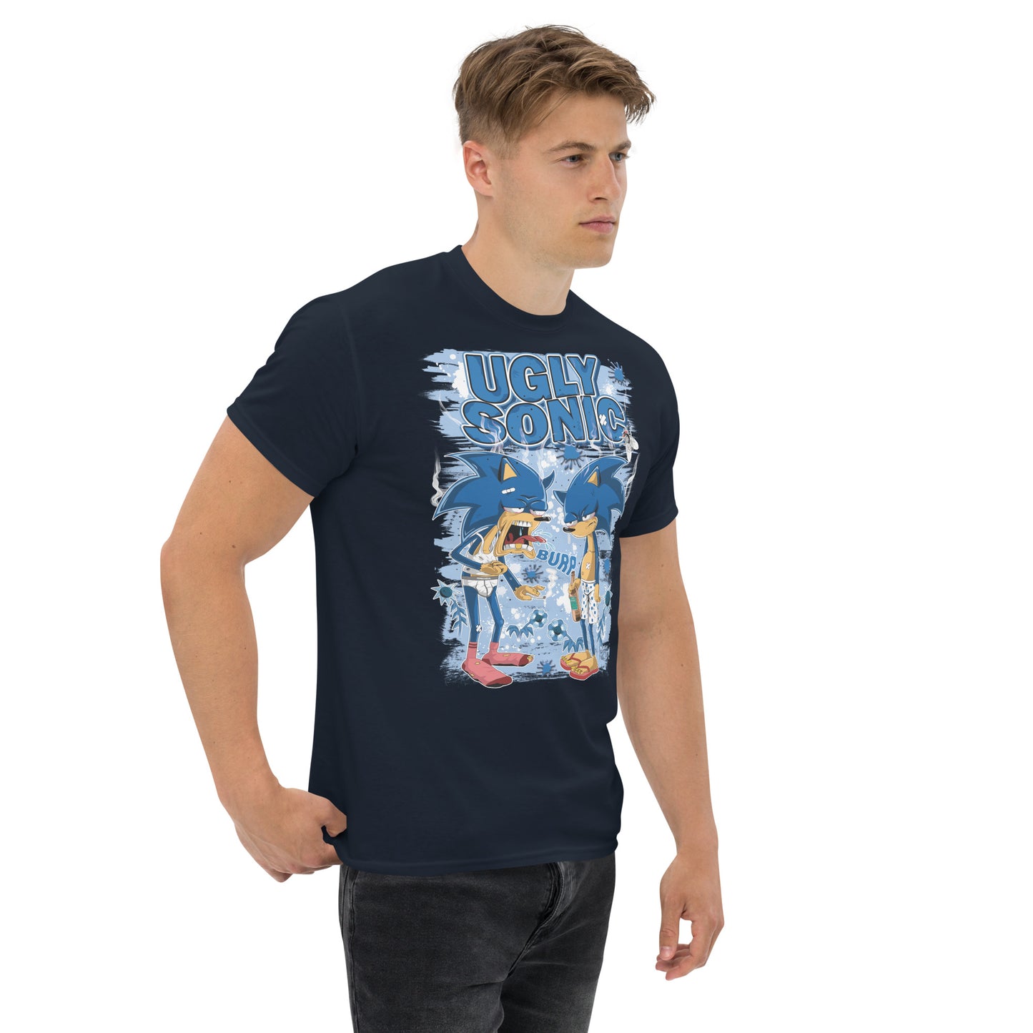 Sonic el feo - Camiseta de algodón ultra | UnrealGeeks