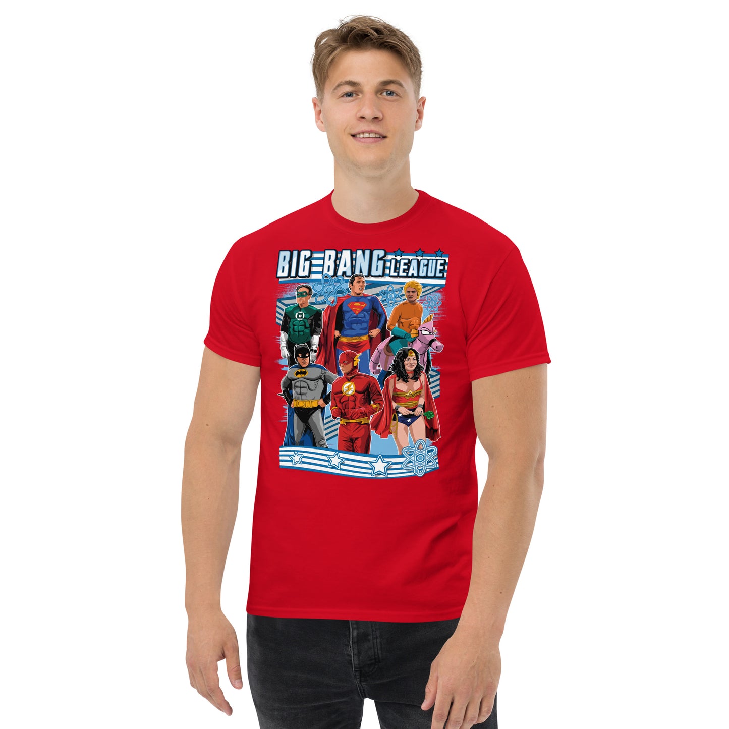 The Big Bang League of Justice - Ultra Cotton T-shirt | UnrealGeeks