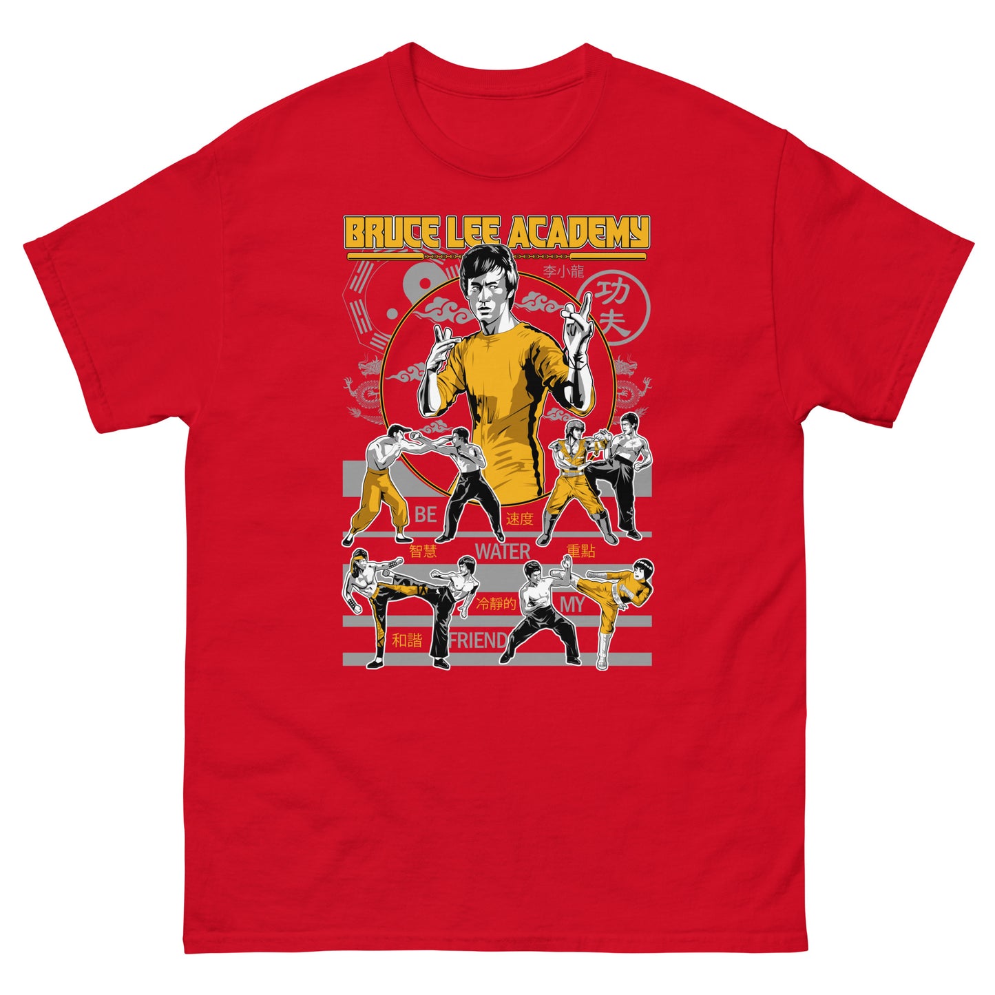 Bruce Lee's Academy Ultra Cotton T-shirt | UnrealGeeks