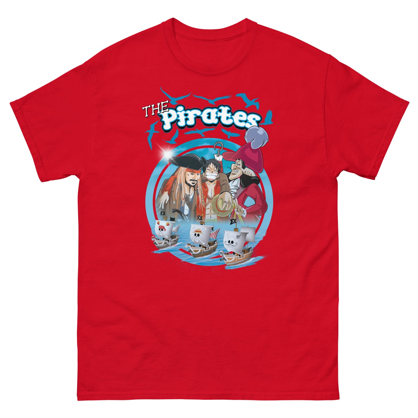 Luffy and the Pirates - Ultra Cotton T-shirt | UnrealGeeks