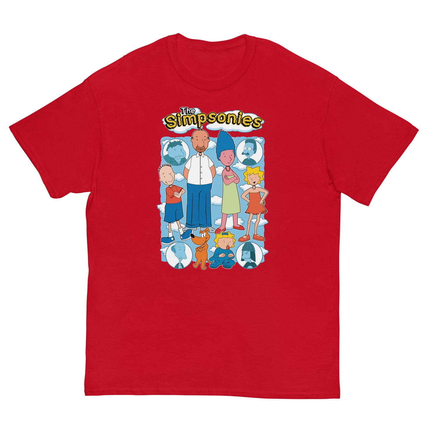 The Simpsonies (Doug and Simpsons fusion) - Ultra Cotton T-shirt | UnrealGeeks