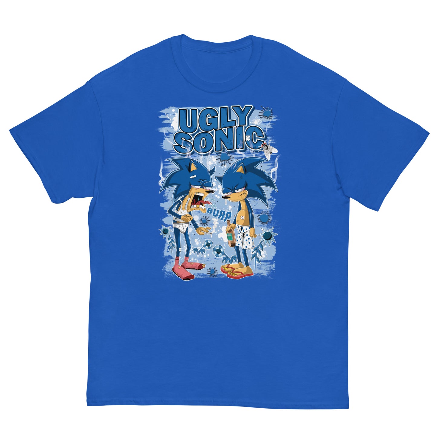 Sonic el feo - Camiseta de algodón ultra | UnrealGeeks