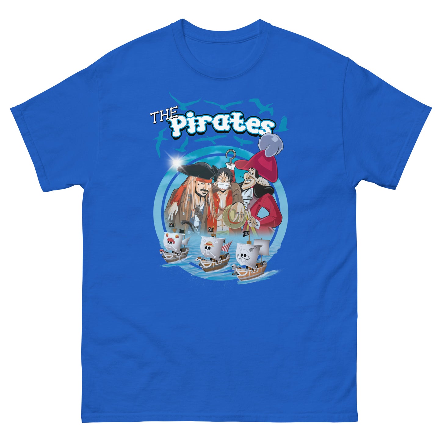 Luffy and the Pirates - Ultra Cotton T-shirt | UnrealGeeks