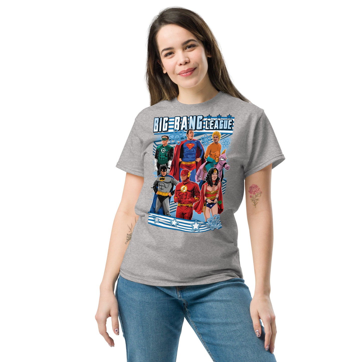 The Big Bang League of Justice - Ultra Cotton T-shirt | UnrealGeeks