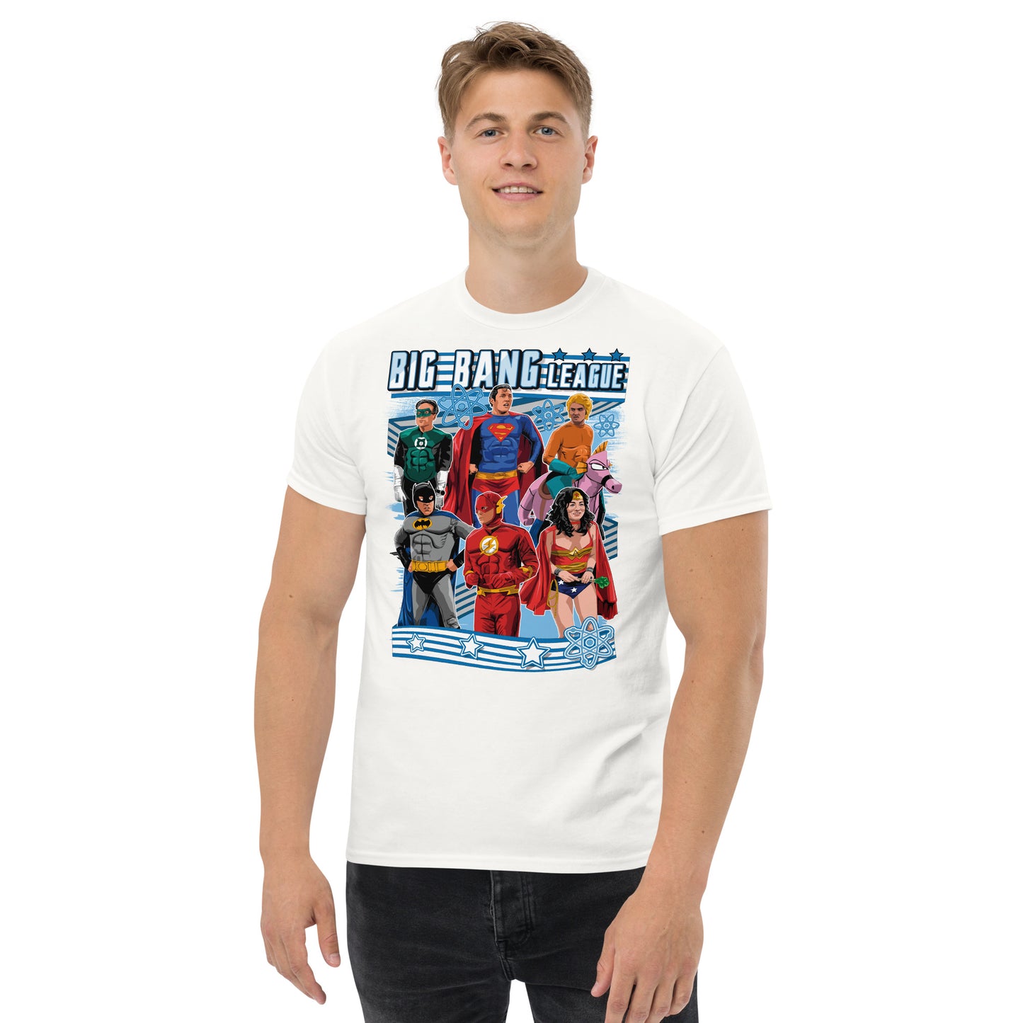 The Big Bang League of Justice - Ultra Cotton T-shirt | UnrealGeeks