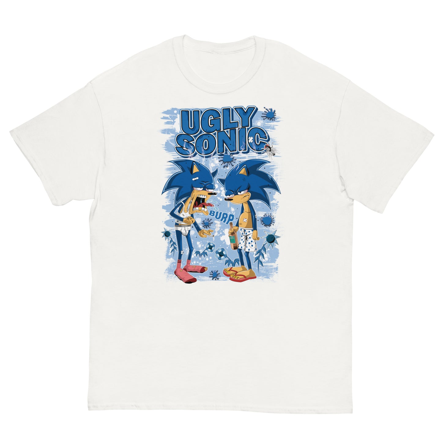 Sonic el feo - Camiseta de algodón ultra | UnrealGeeks