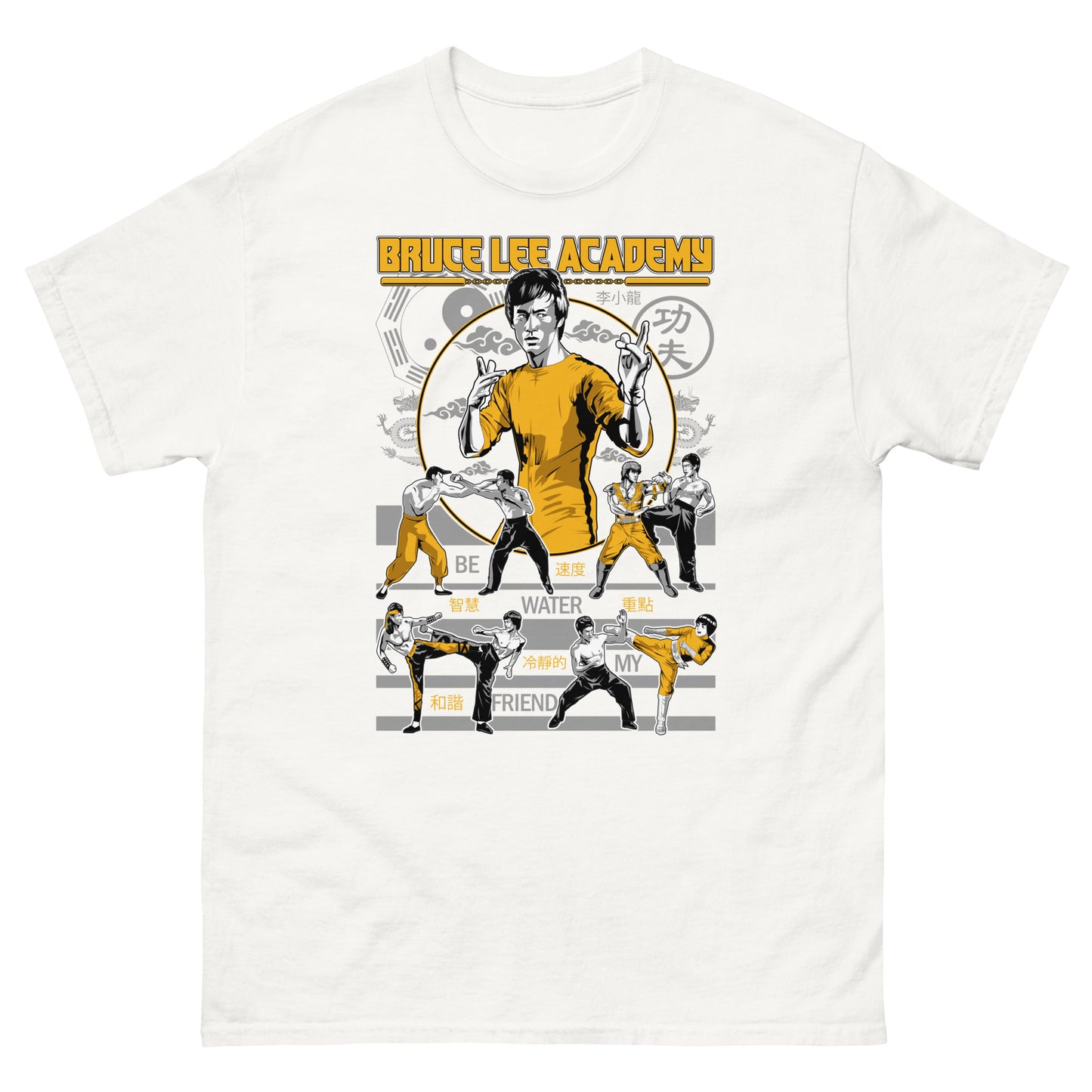 Bruce Lee's Academy Ultra Cotton T-shirt | UnrealGeeks