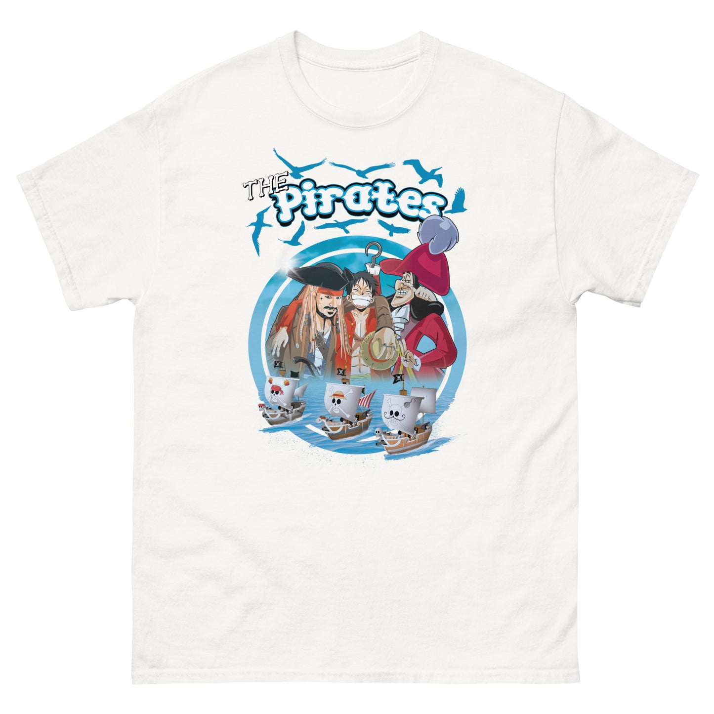 Luffy and the Pirates - Ultra Cotton T-shirt | UnrealGeeks