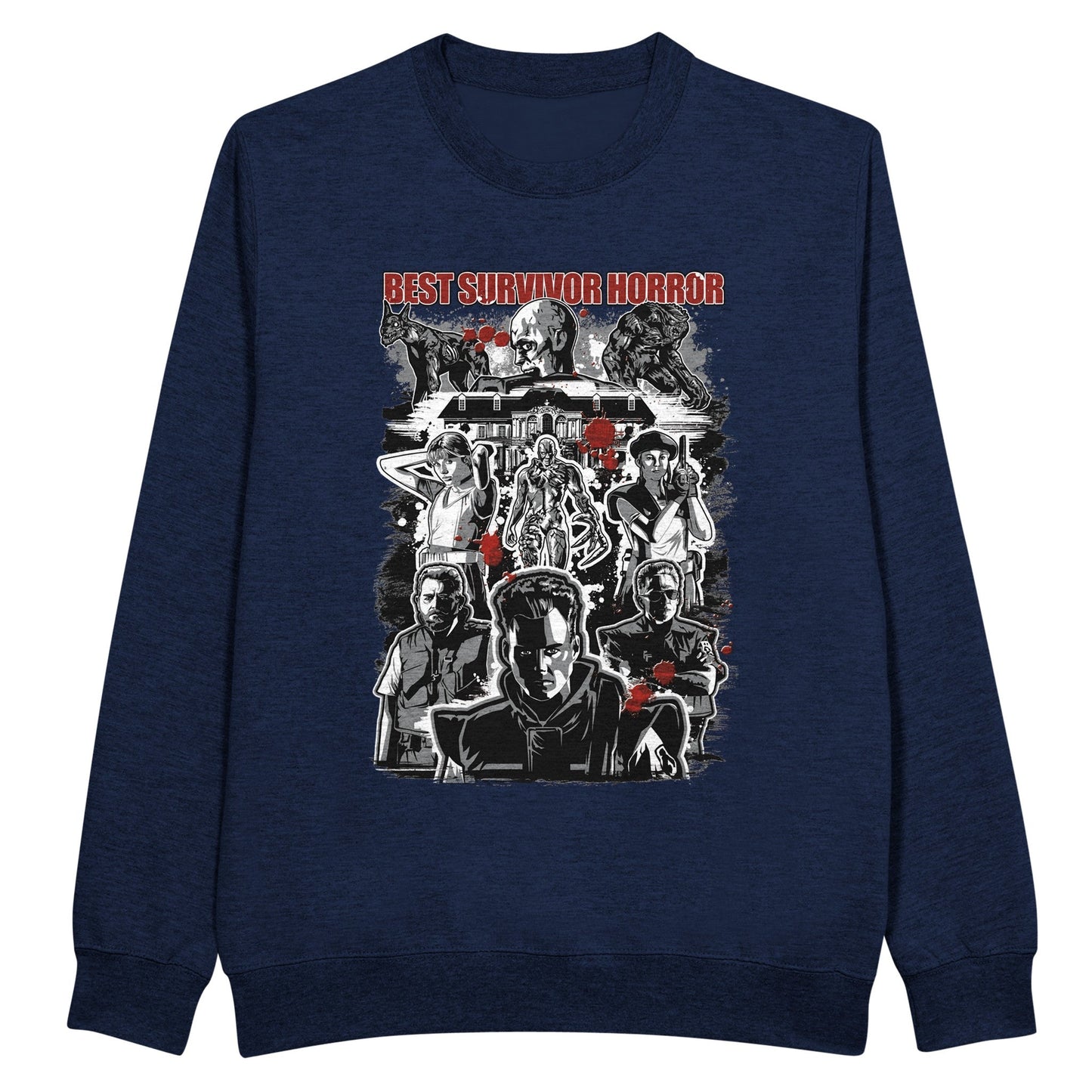 Resident Evil navy blue sweatshirt