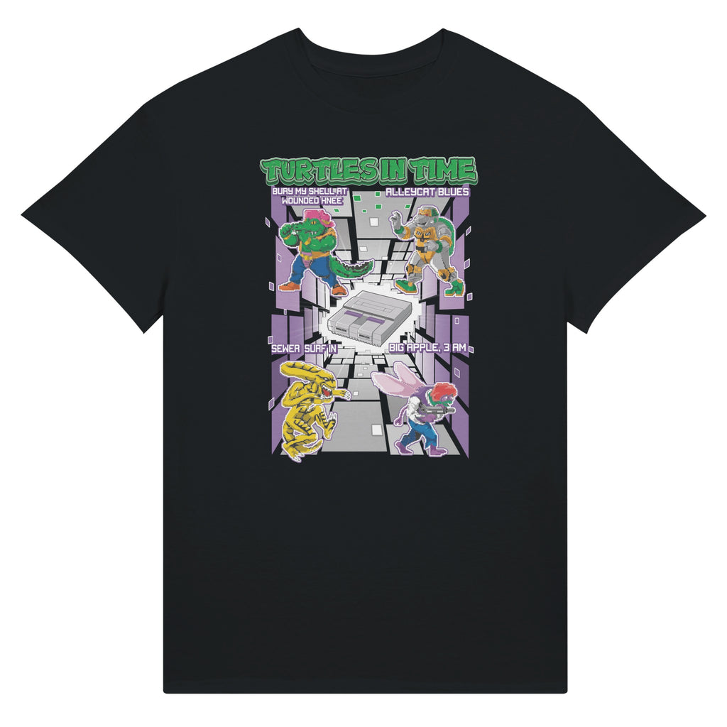 Teenage Mutant Ninja Turtles game t-shirt black