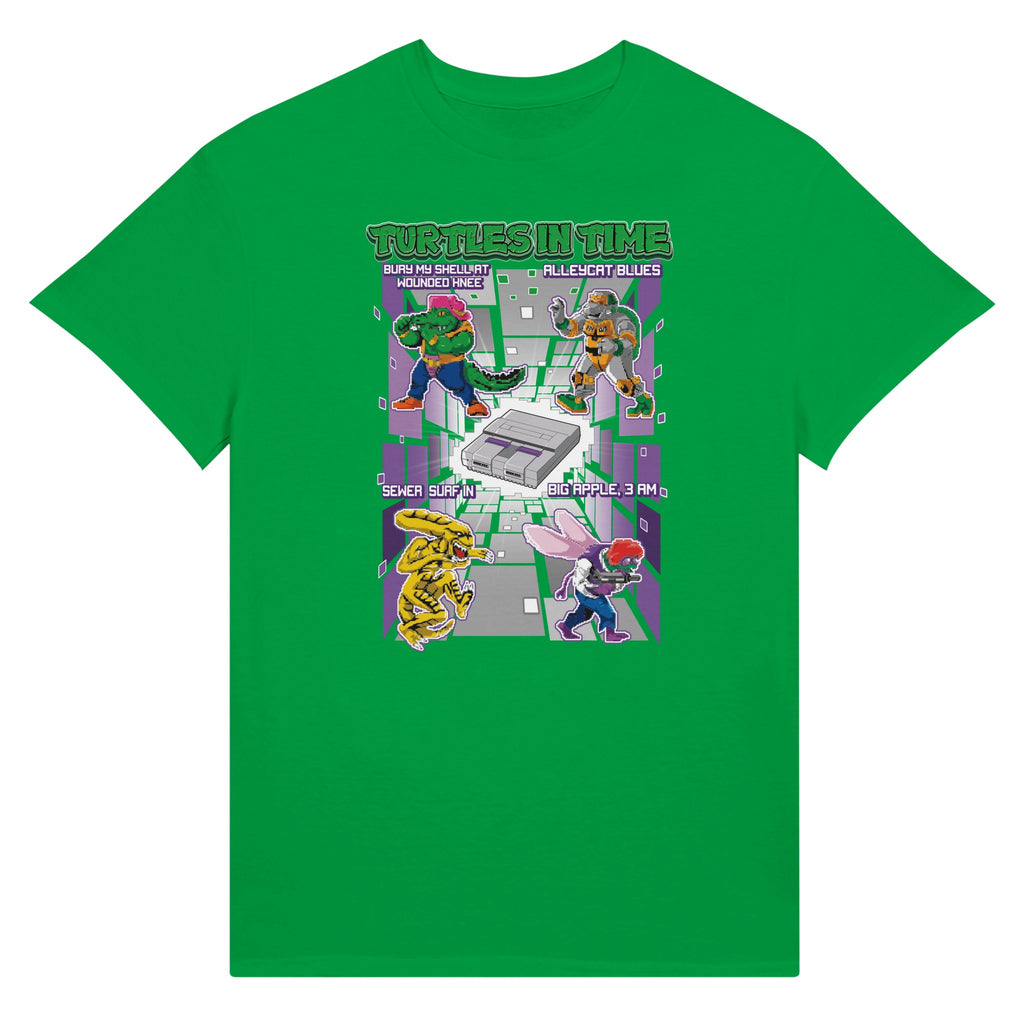 Teenage Mutant Ninja Turtles game t-shirt green