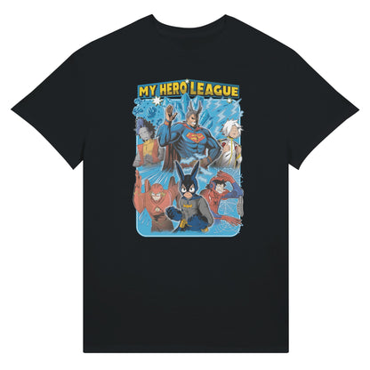 black My Hero Academy Anime T-shirt
