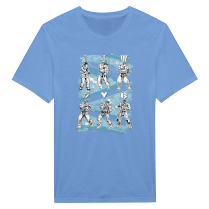 Blue2 T-Shirt StreetFighter game Ryu 