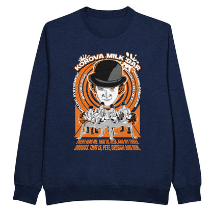 A Clockwork Orange navy blue sweatshirt