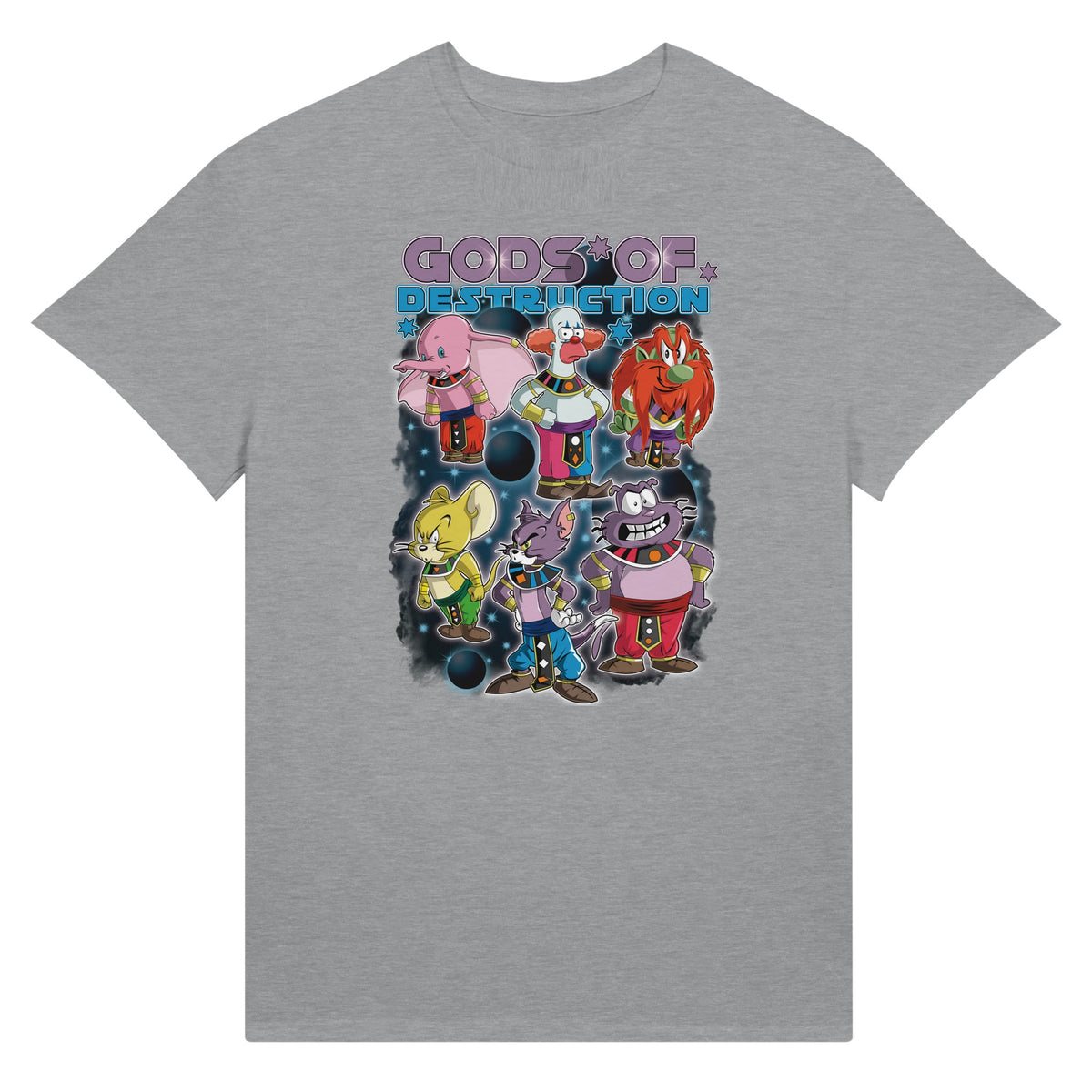 grey God of Destruction Dragon Ball t-shirt 