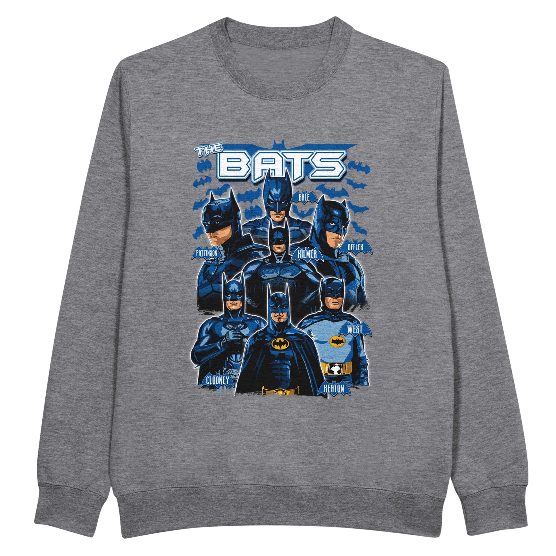 Batman actors grey sweatshirt