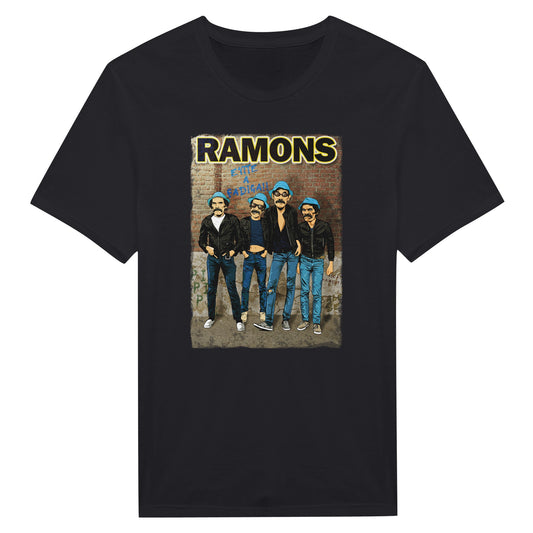 Black Dom Ramon (El chavo del 8) and Ramones band album cover