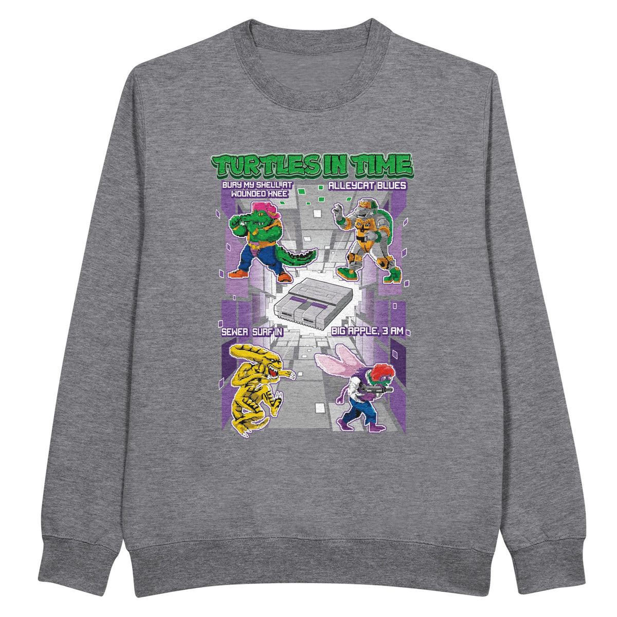 Teenage Mutant Ninja Turtles sweatshirt grey