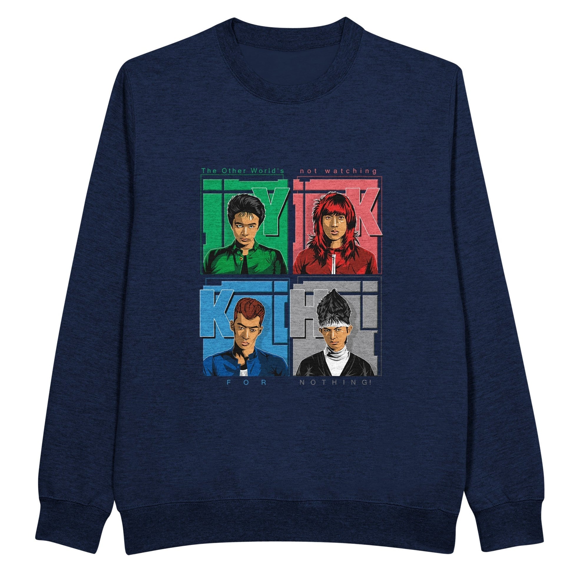 YuYu Hakusho navy blue sweatshirt