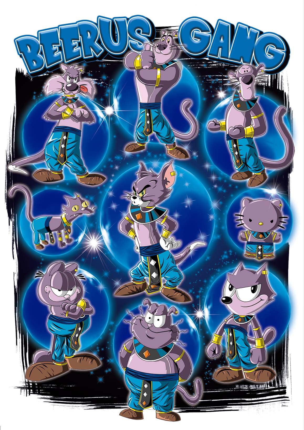 Beerus Gang - Ultra Cotton Unisex Crewneck T-shirt | Gildan 2000