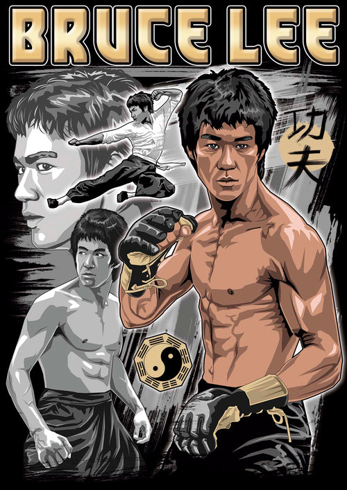 Bruce Lee- Premium Sweatshirt | UnrealGeeks - UnrealGeeks