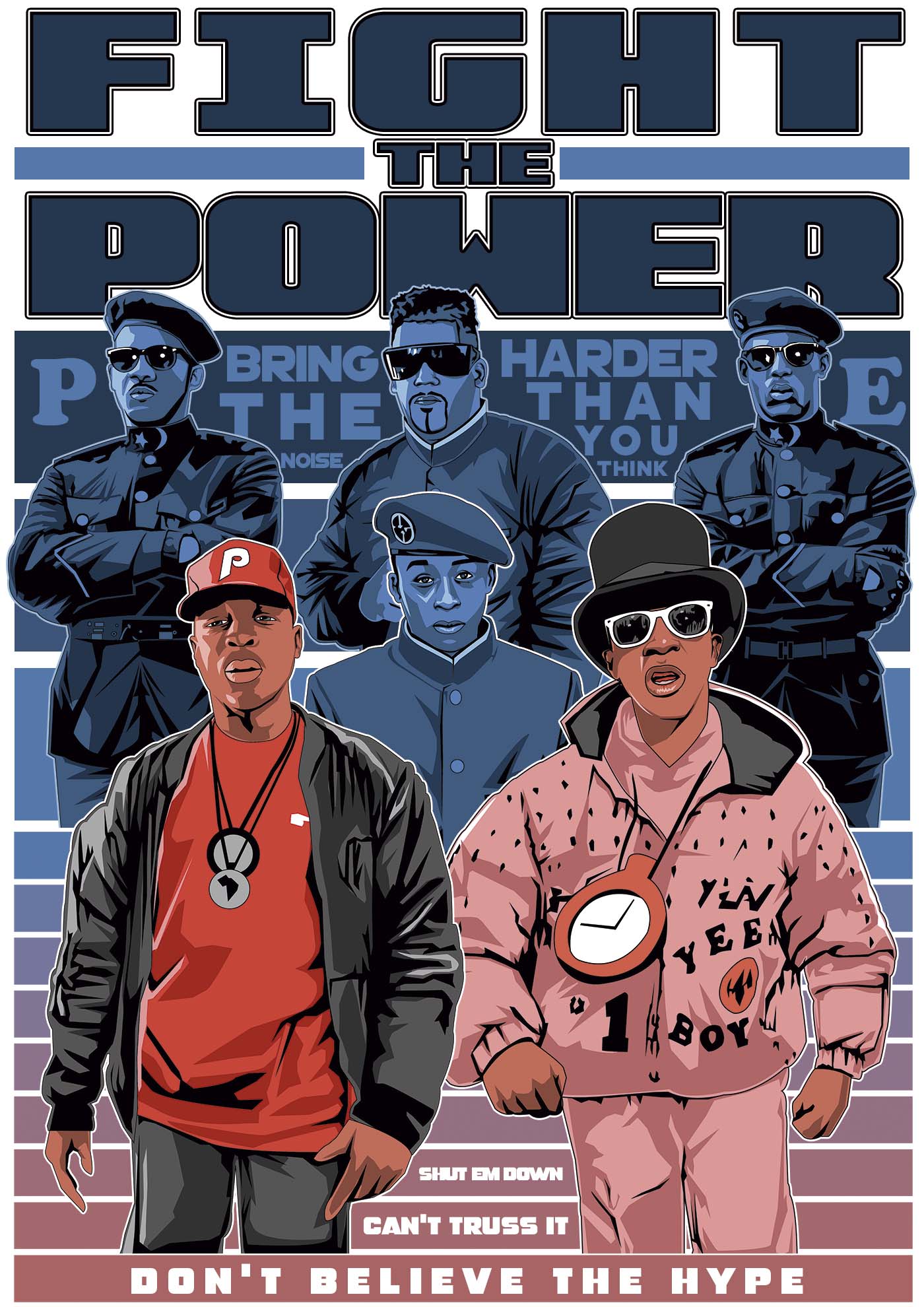 Fight the Power (Public Enemy) - Ultra Cotton T-shirt | UnrealGeeks