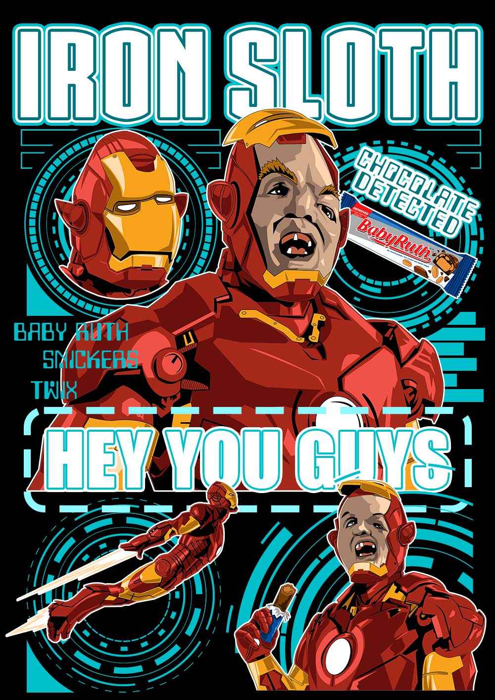 The Goonies Iron Sloth Ultra Cotton T-shirt | UnrealGeeks