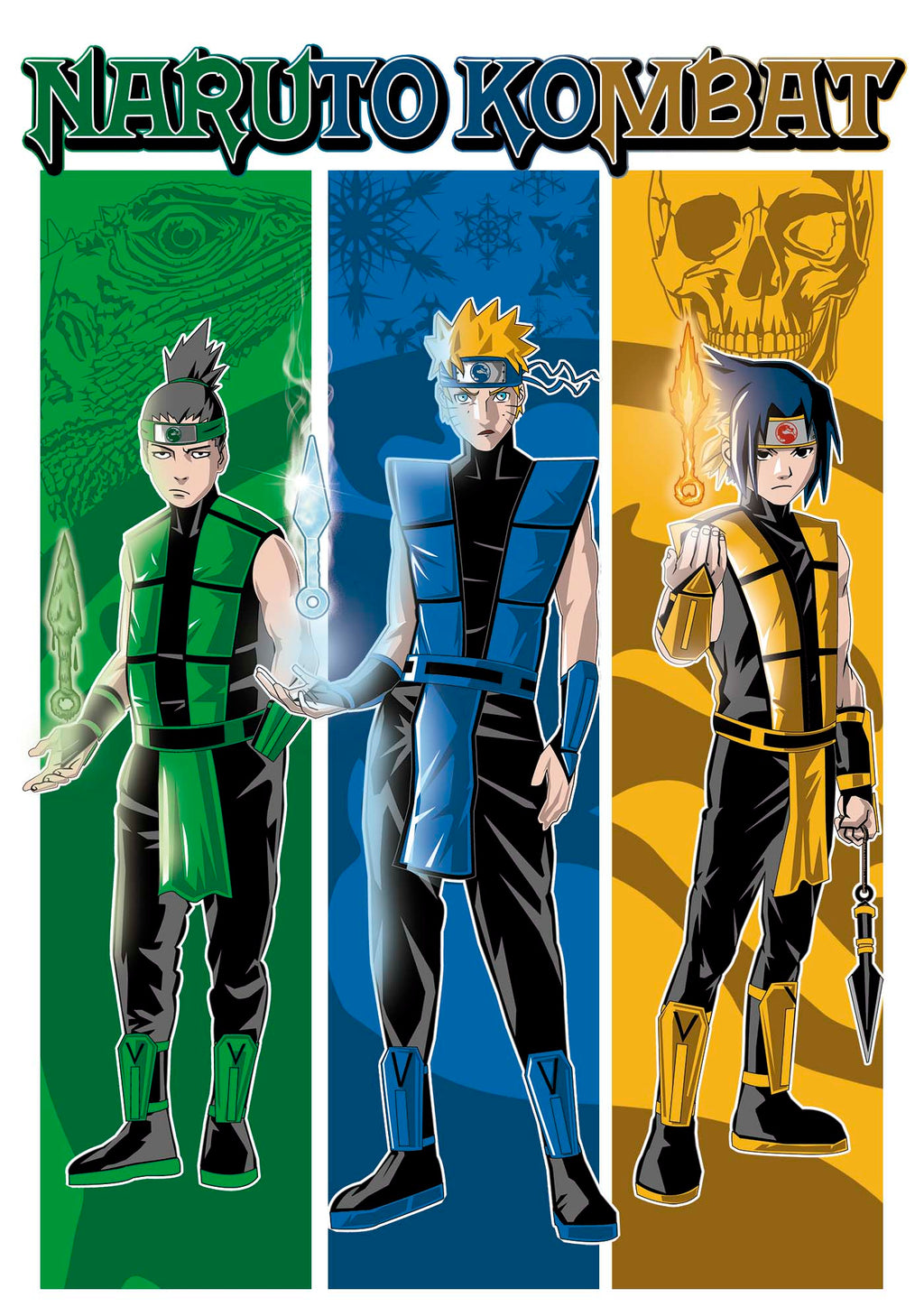 Naruto Mortal Kombat - Premium Sweatshirt | UnrealGeeks - UnrealGeeks