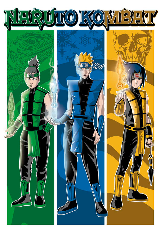 Naruto Mortal Kombat - Ultra Cotton T-shirt | UnrealGeeks