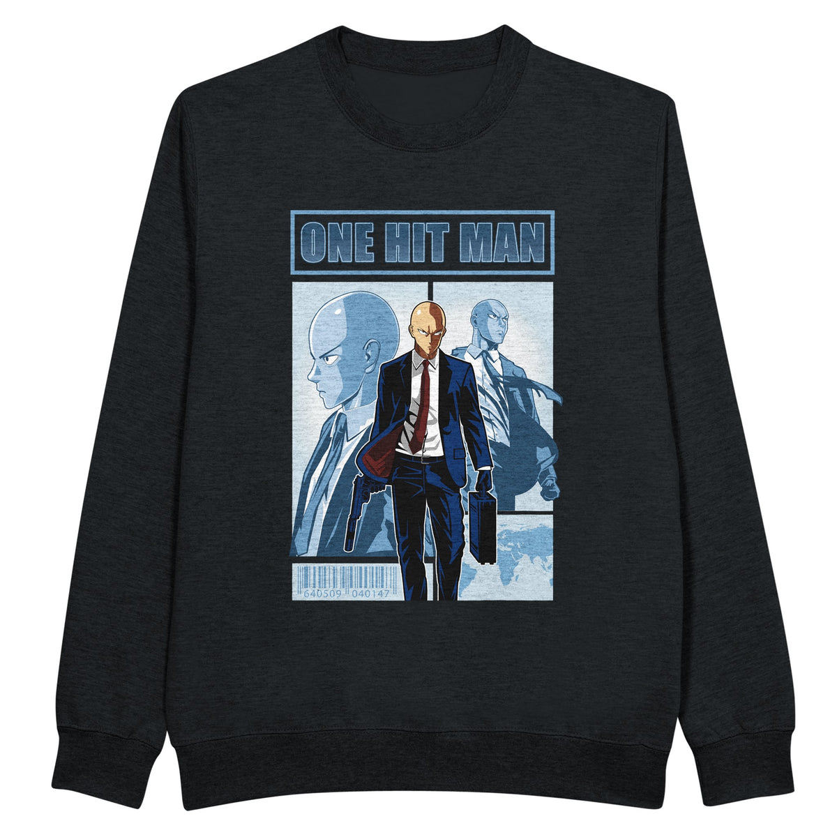 One Punch ("hit") Man - Premium Sweatshirt | UnrealGeeks - UnrealGeeks