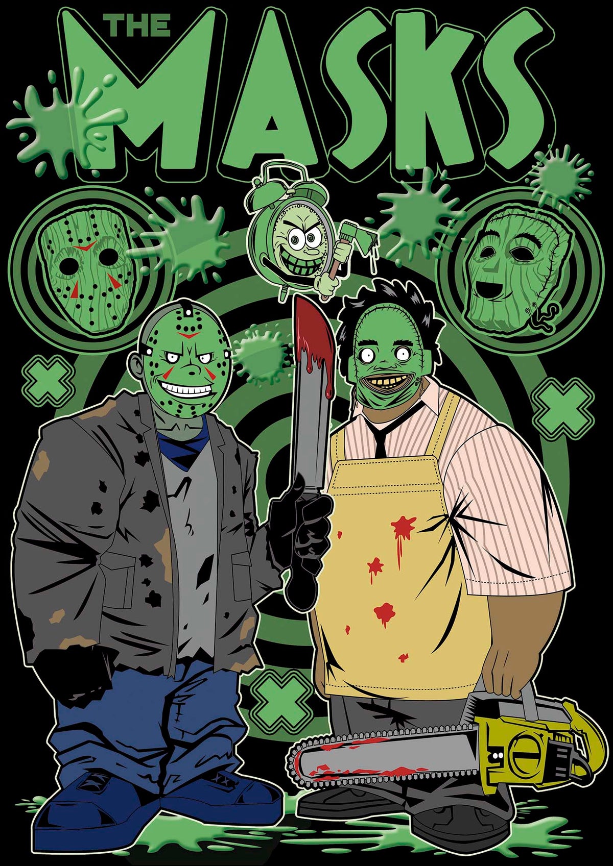 The Masks - Premium Sweatshirt | UnrealGeeks - UnrealGeeks