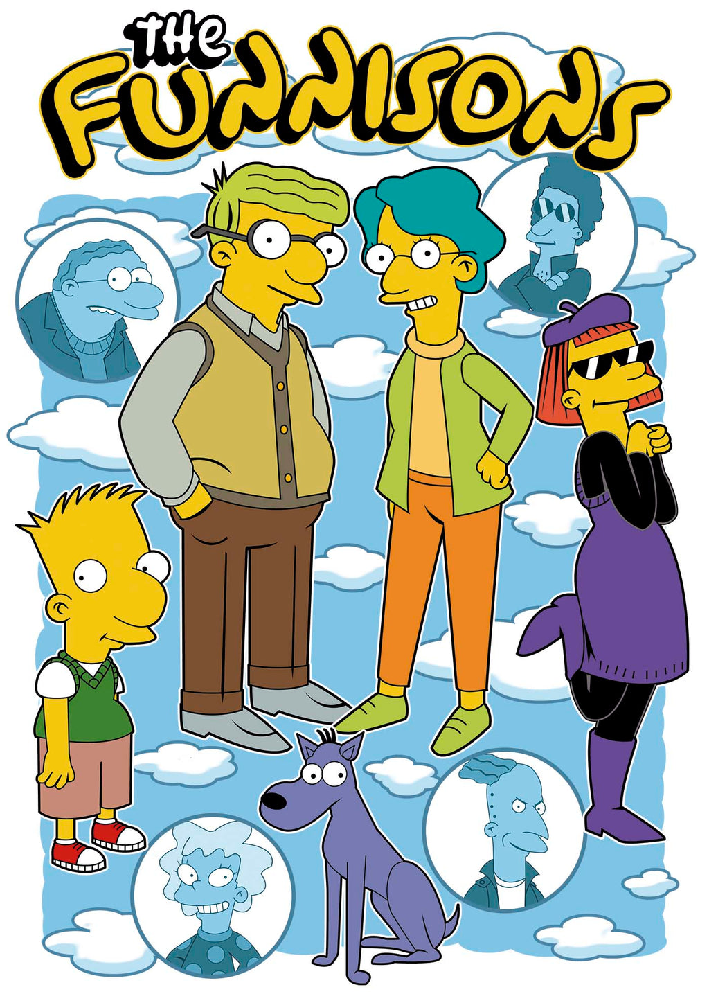Funninson's (Simpsons and Doug fusion) - Premium Sweatshirt | UnrealGeeks - UnrealGeeks