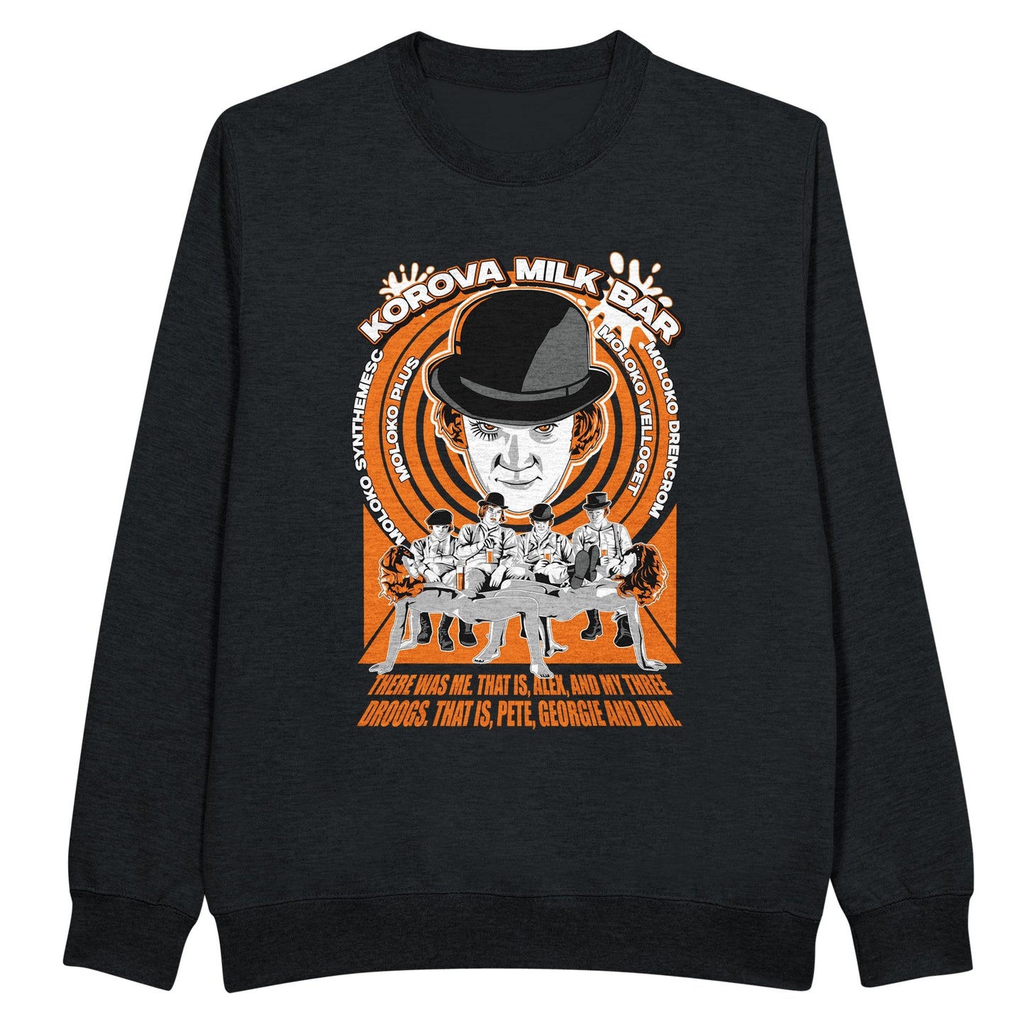 A Clockwork Orange black sweatshirt