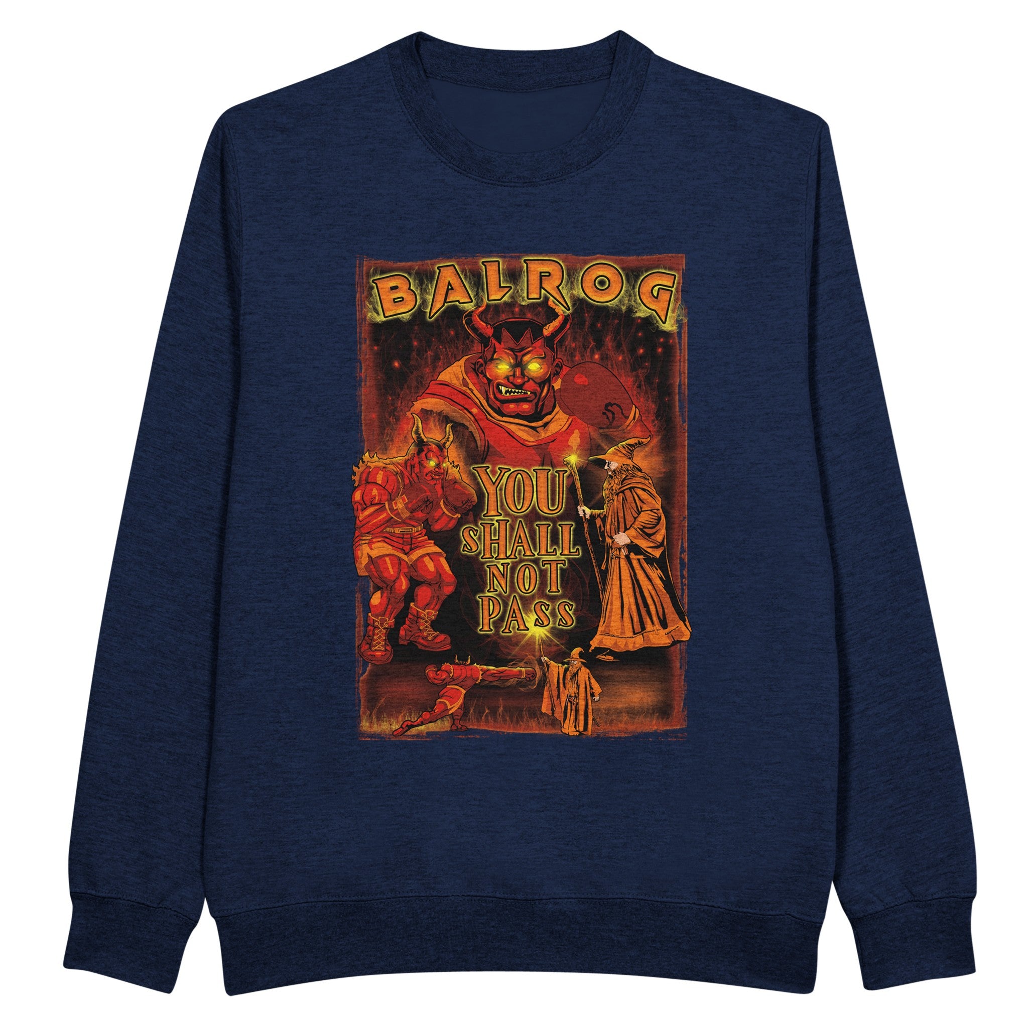 Balrog x Gandalf - Premium Sweatshirt | UnrealGeeks - UnrealGeeks