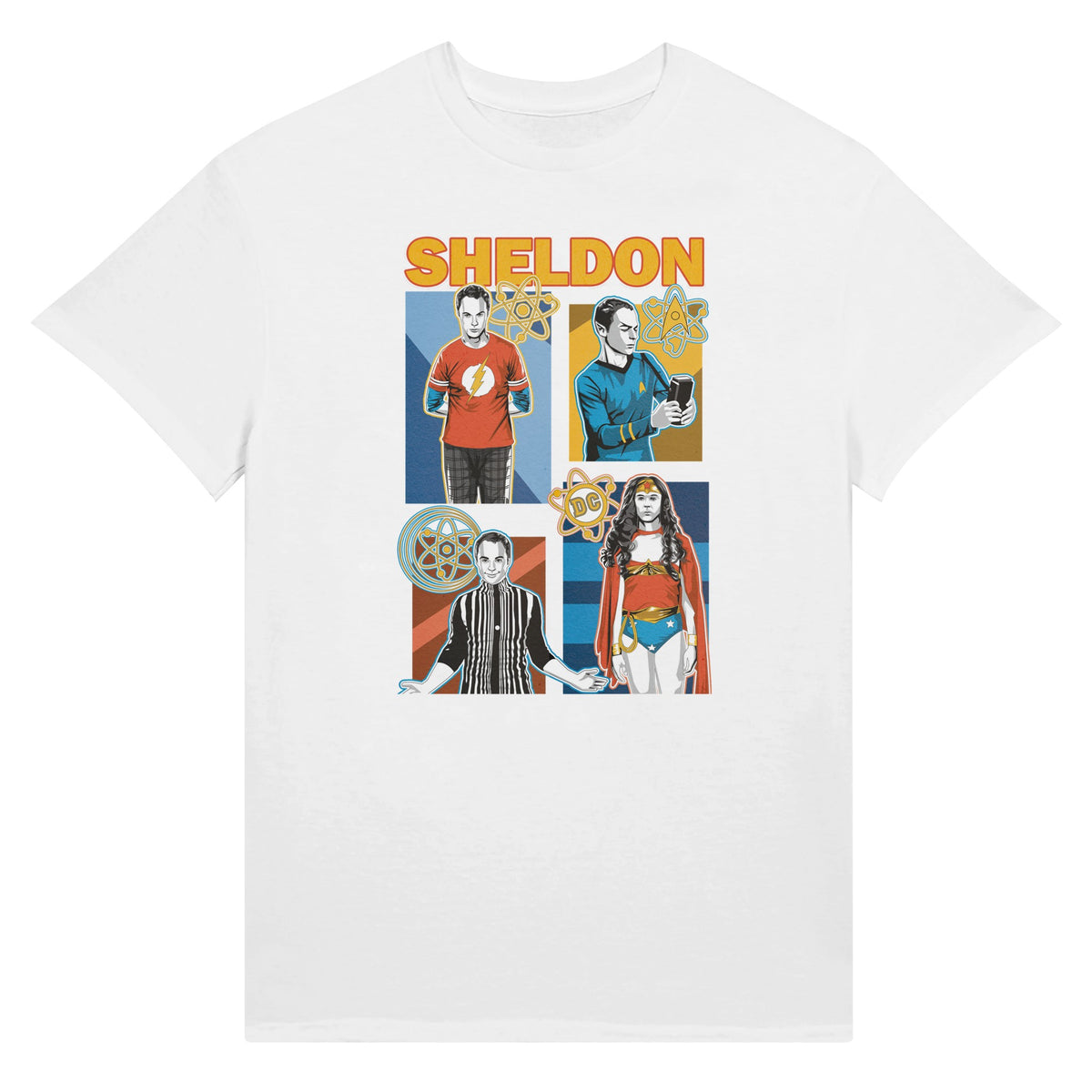 White T-shirt Sheldon Cooper The Big Bang Theory