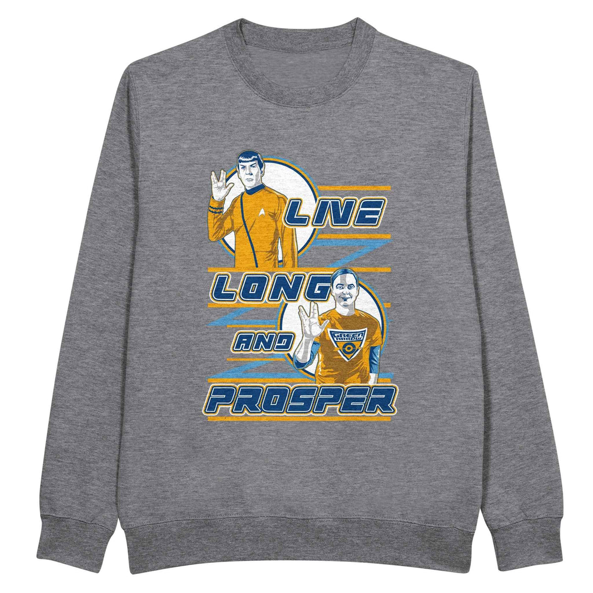 Spock and Sheldon Premium Sweatshirt | UnrealGeeks