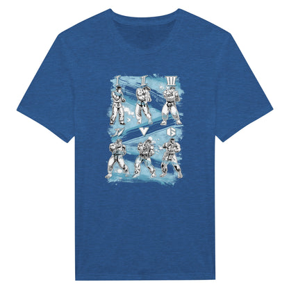 Blue T-Shirt StreetFighter game Ryu 