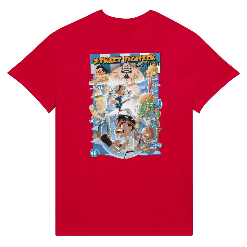 Street Fighter Cartoon - Ultra Cotton Unisex T-shirt | UnrealGeeks