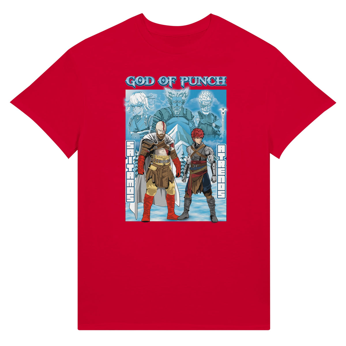 God of War Ragnarök (One-Punch Man) - Ultra Cotton T-shirt | UnrealGeeks - UnrealGeeks