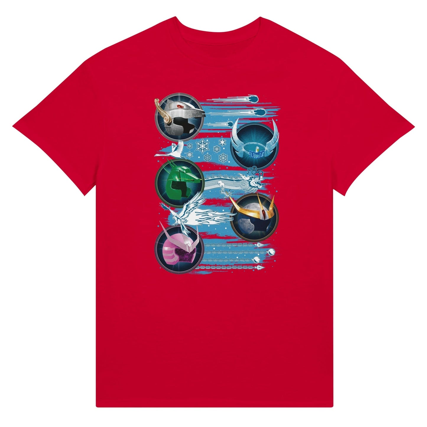 Knights of the Zodiac red T-shirt