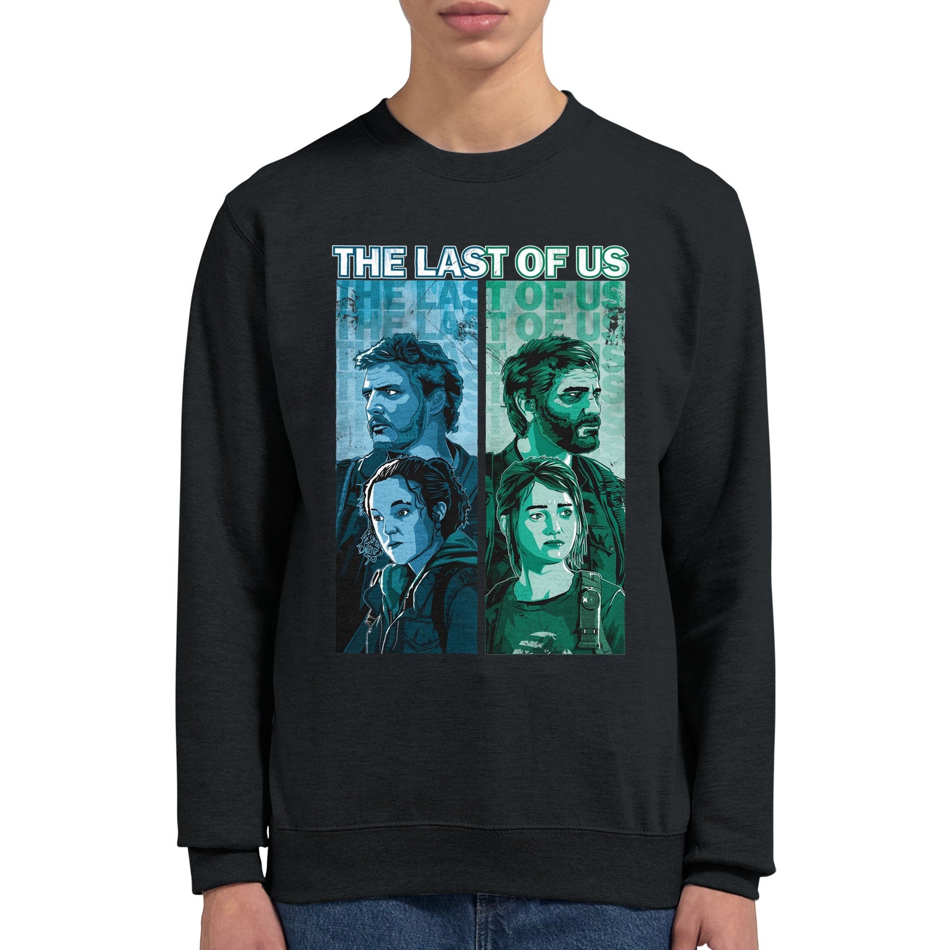 The Last of Us black sweatshirt model