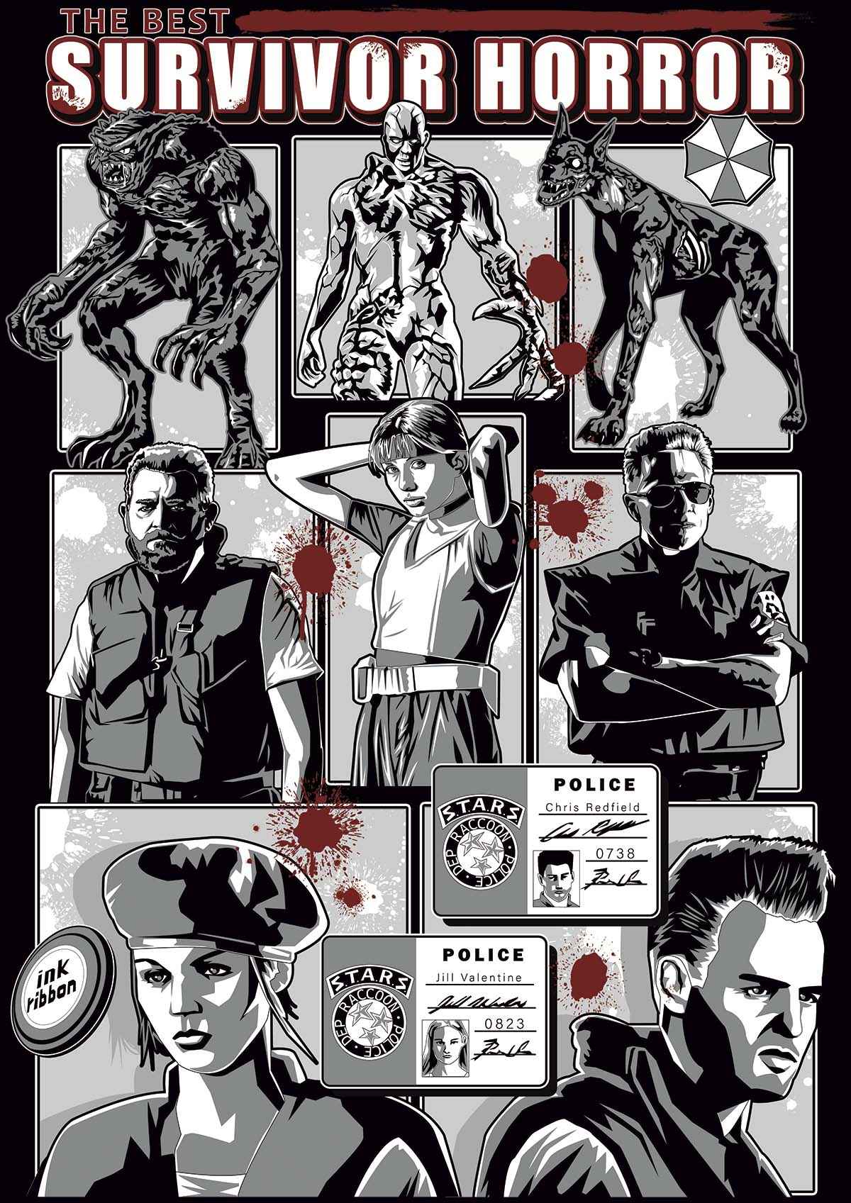 Resident Evil 1 - Ultra Cotton Unisex T-shirt | UnrealGeeks