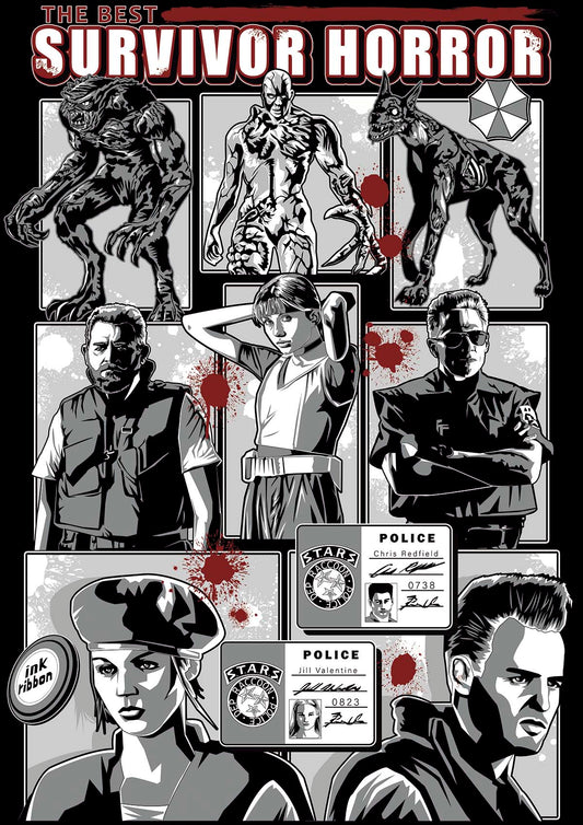 Resident Evil 1 - Ultra Cotton Unisex T-shirt | UnrealGeeks