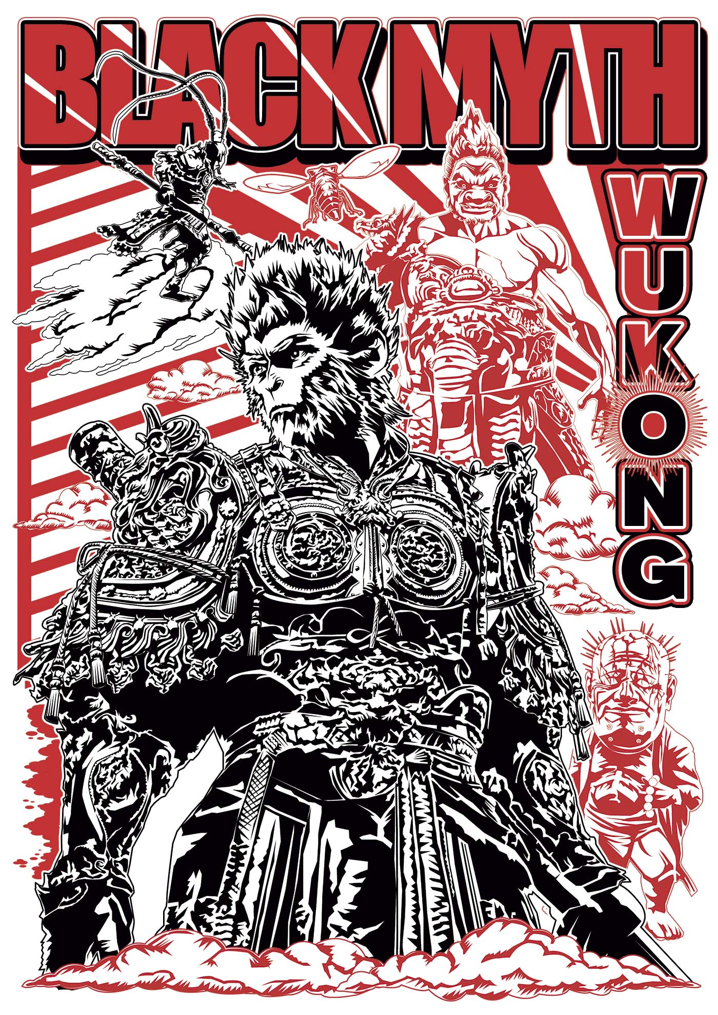 Black Myth: Wukong - Premium Sweatshirt | UnrealGeeks - UnrealGeeks