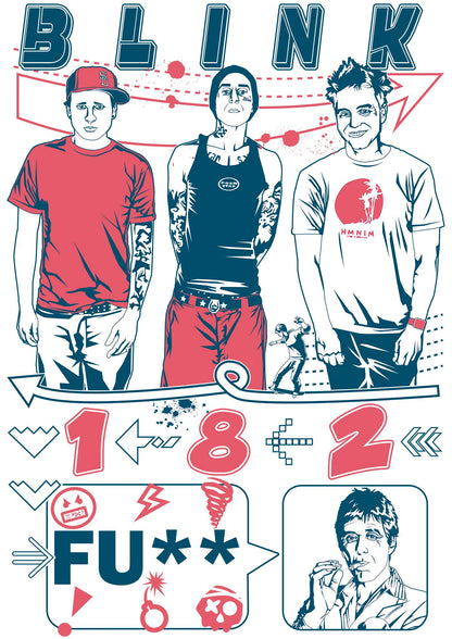 Blink182 - Premium Sweatshirt | UnrealGeeks