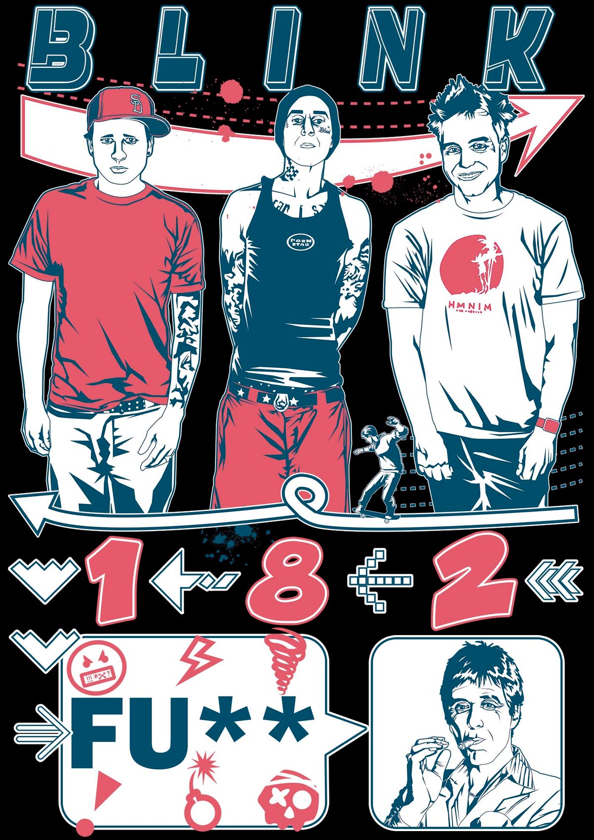 Blink182 Ultra Cotton Unisex T-shirt | UnrealGeeks - UnrealGeeks