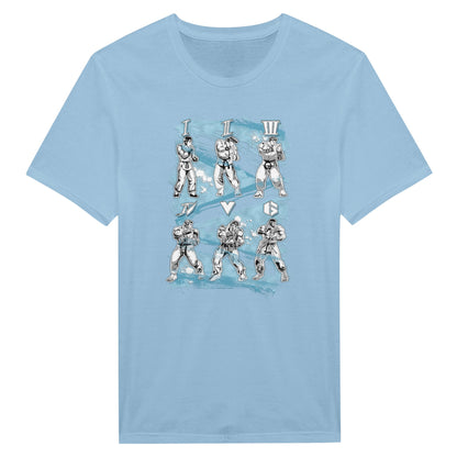 Light blue T-Shirt StreetFighter game Ryu 